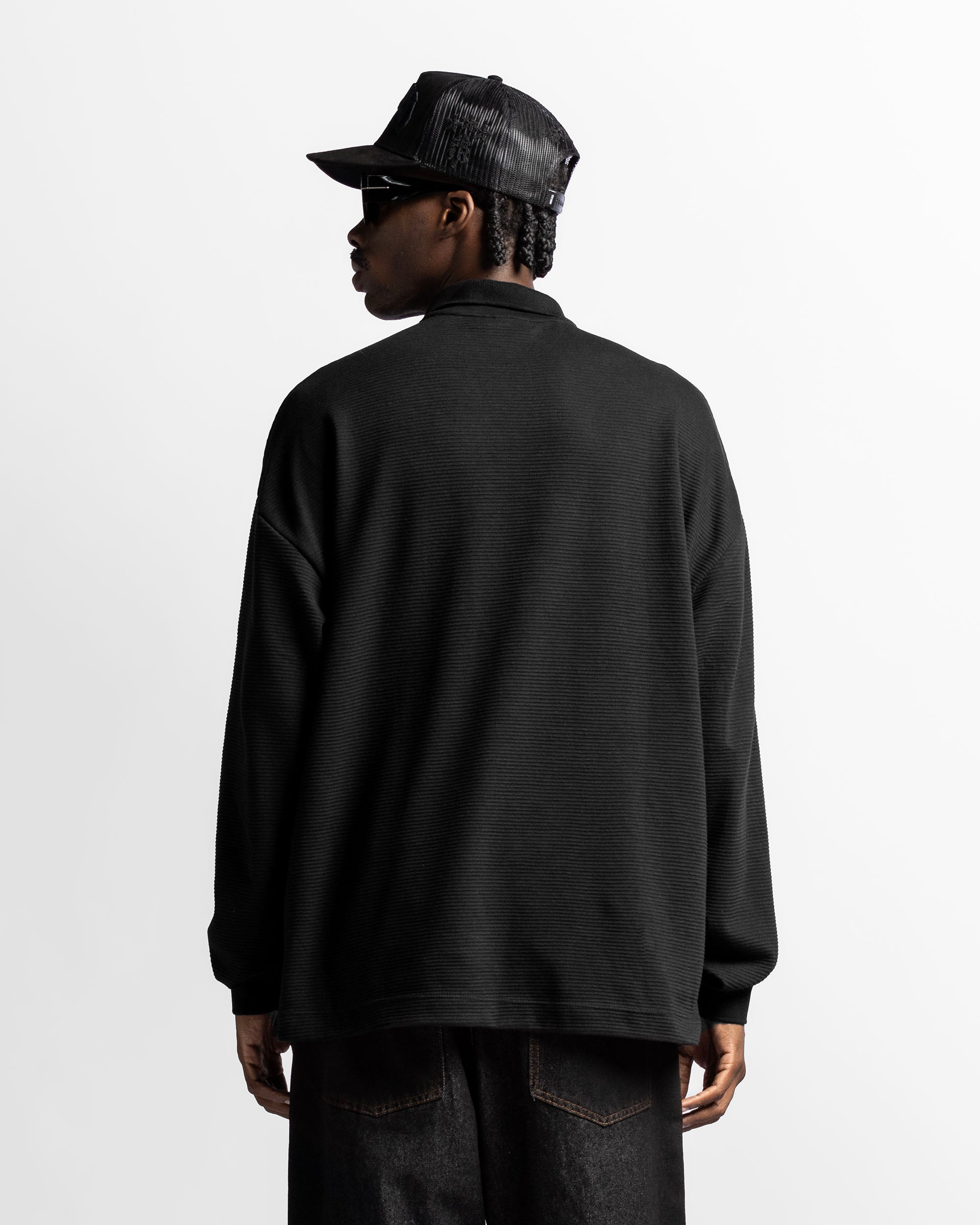 Zip Polo Negro