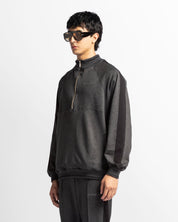 Sweater Gris Con Negro