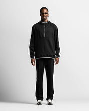 Sweater Negro Con Blanco