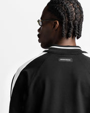 Sweater Negro Con Blanco