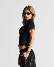 Zip Slim Tshirt Mujer