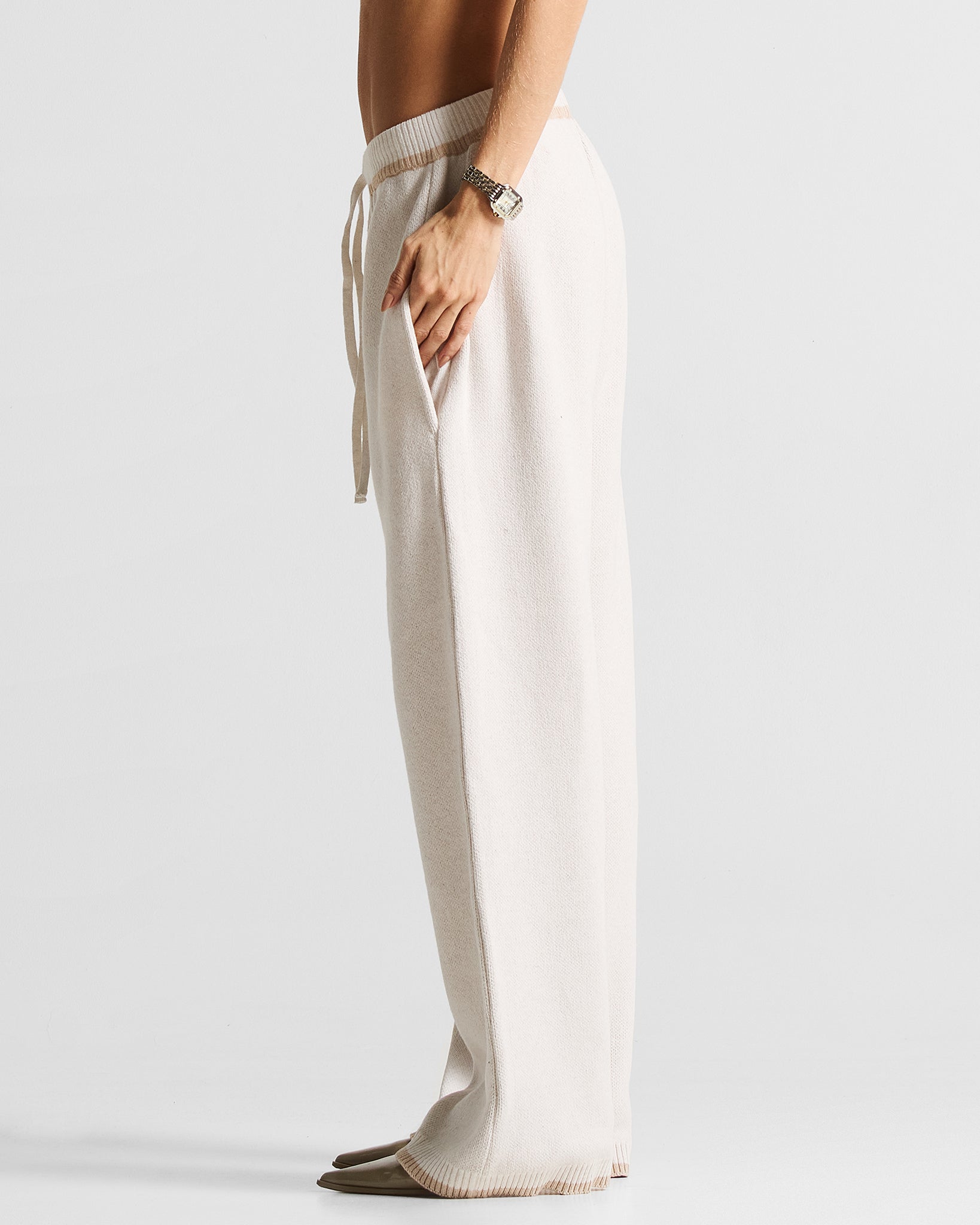 Knit Sweatpant Hustler Crema - Unisex
