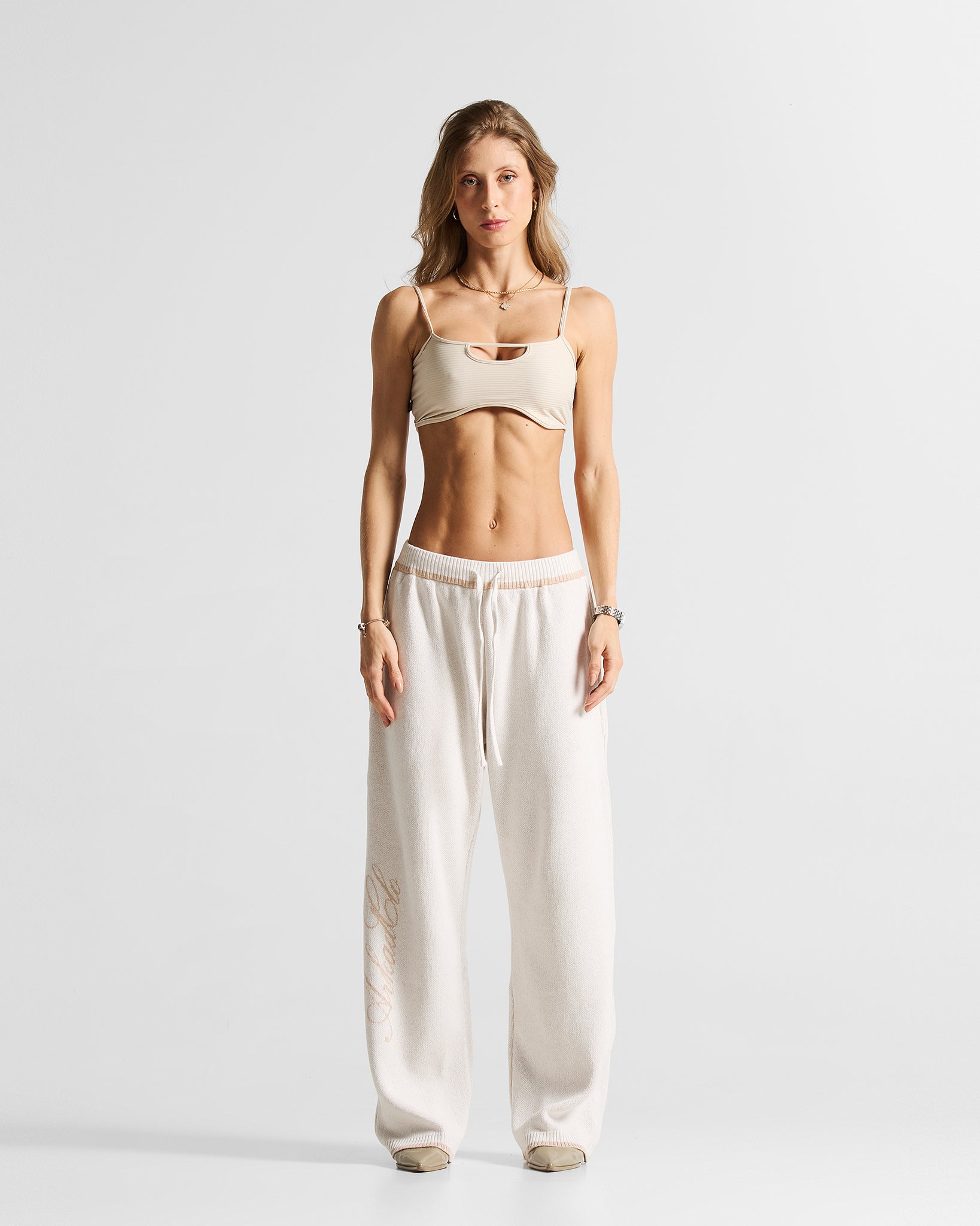 Knit Sweatpant Hustler Crema - Unisex