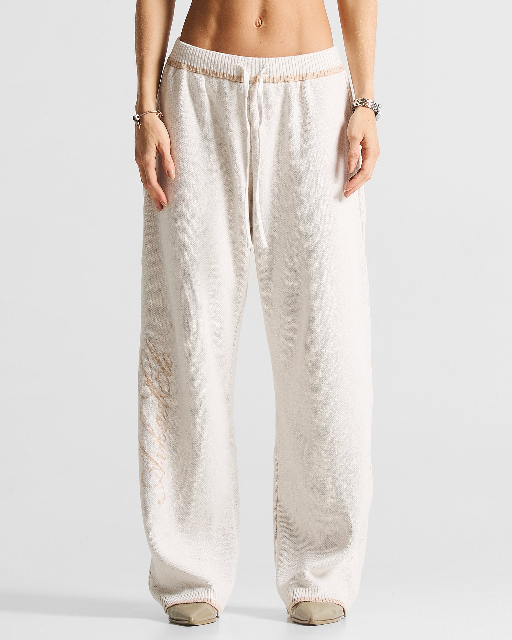 Knit Sweatpant Hustler Crema - Unisex