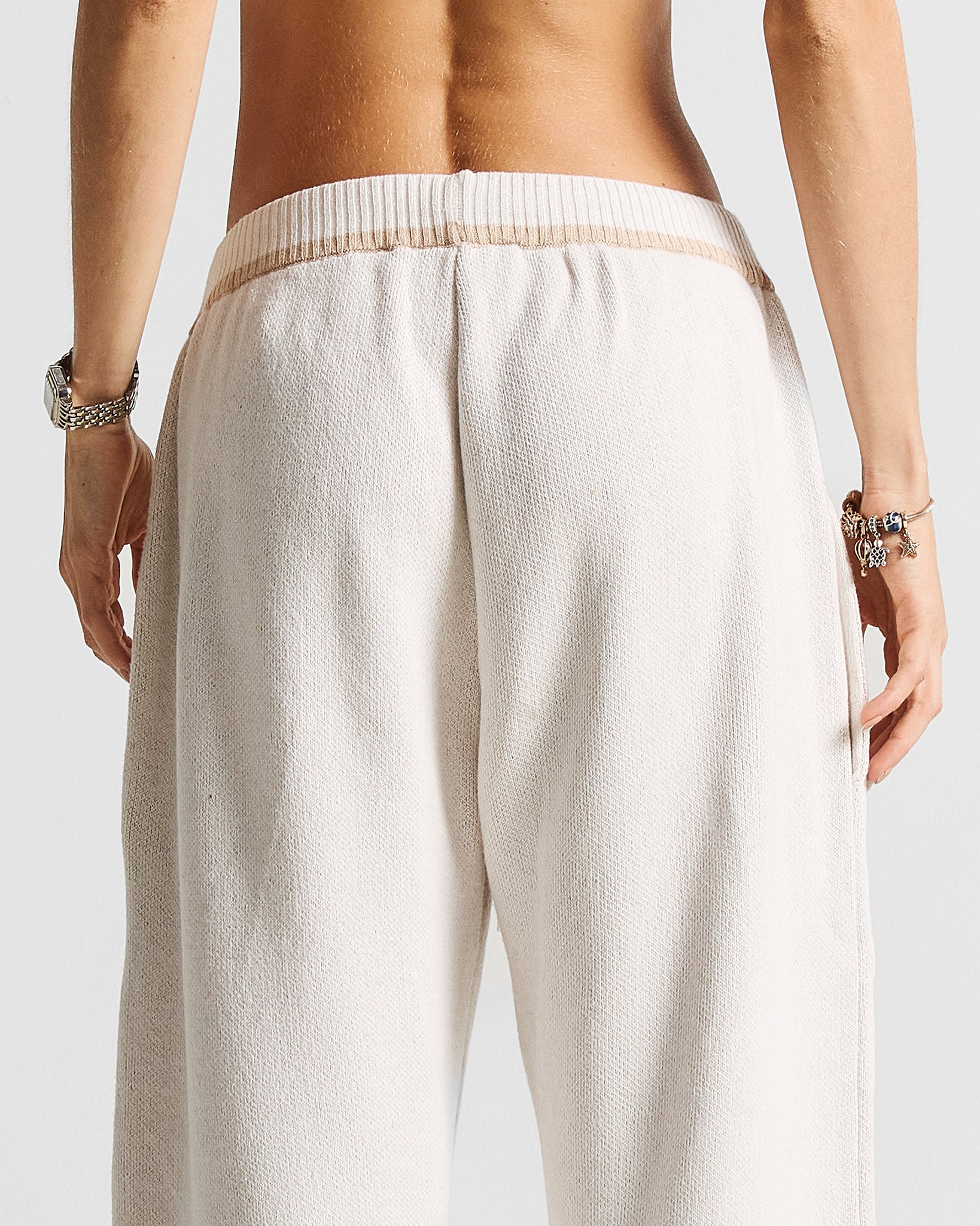 Knit Sweatpant Hustler Crema - Unisex