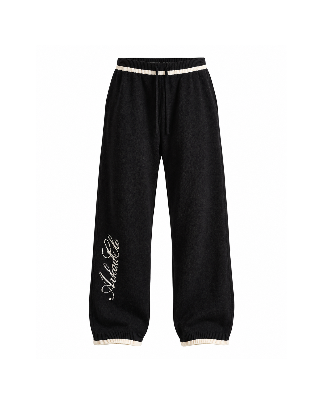 Knit Pant Hustler Negra - Unisex