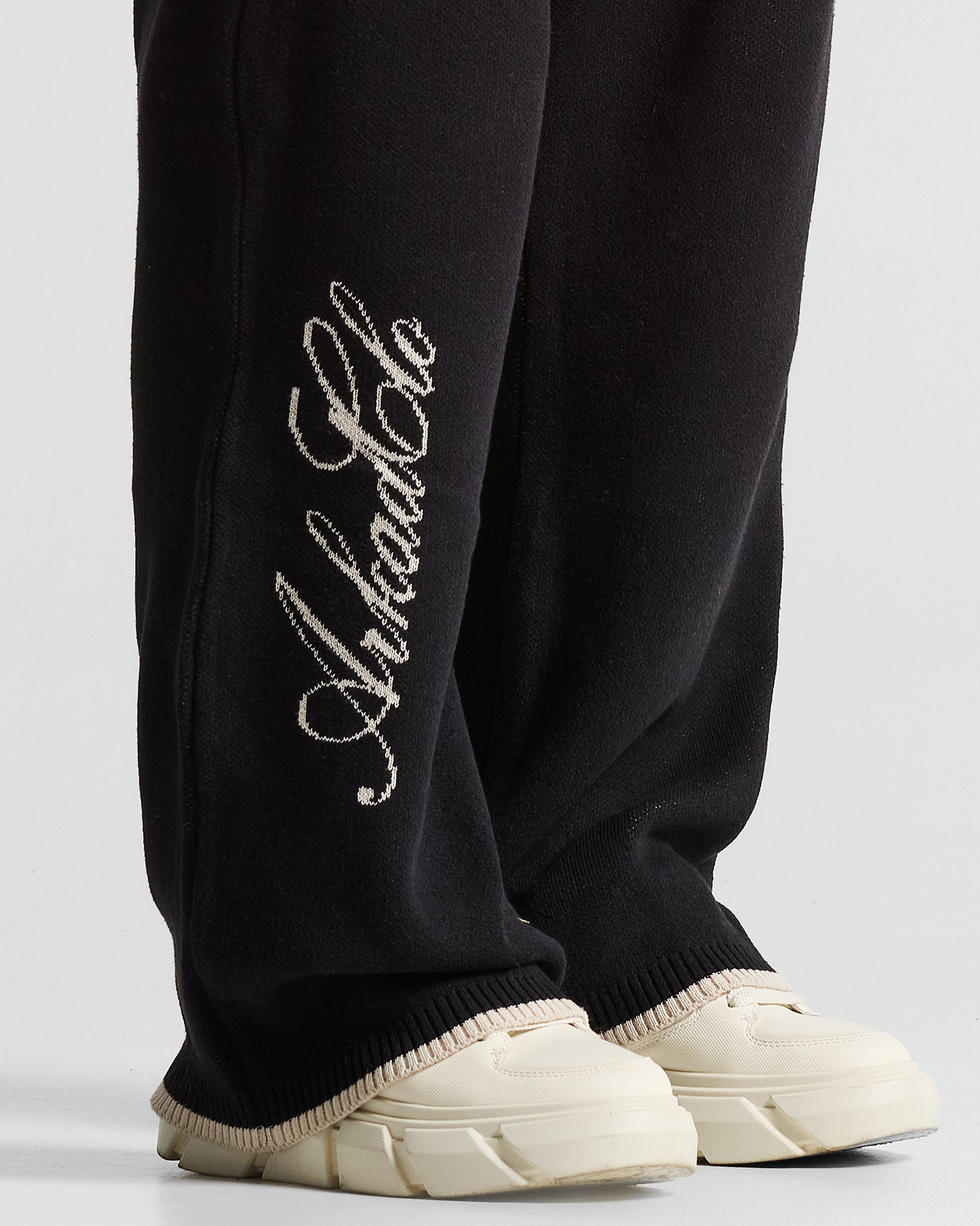 Knit Pant Hustler Negra