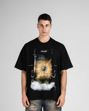 Tshirt Oversize Negra Sol