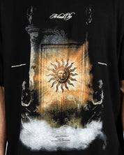 Tshirt Oversize Negra Sol