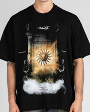 Tshirt Oversize Negra Sol