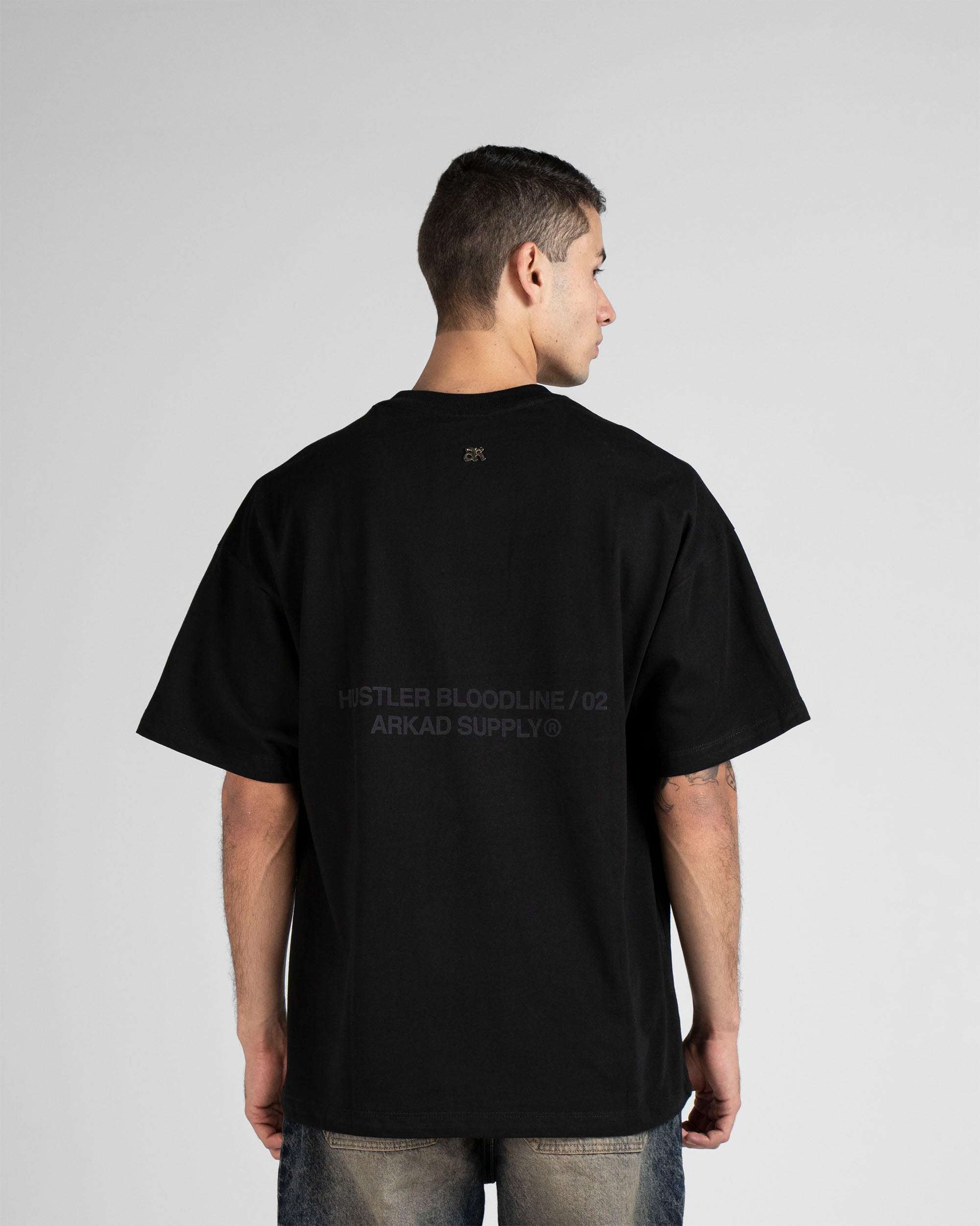 Tshirt Oversize Negra Sol