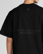 Tshirt Oversize Negra Sol