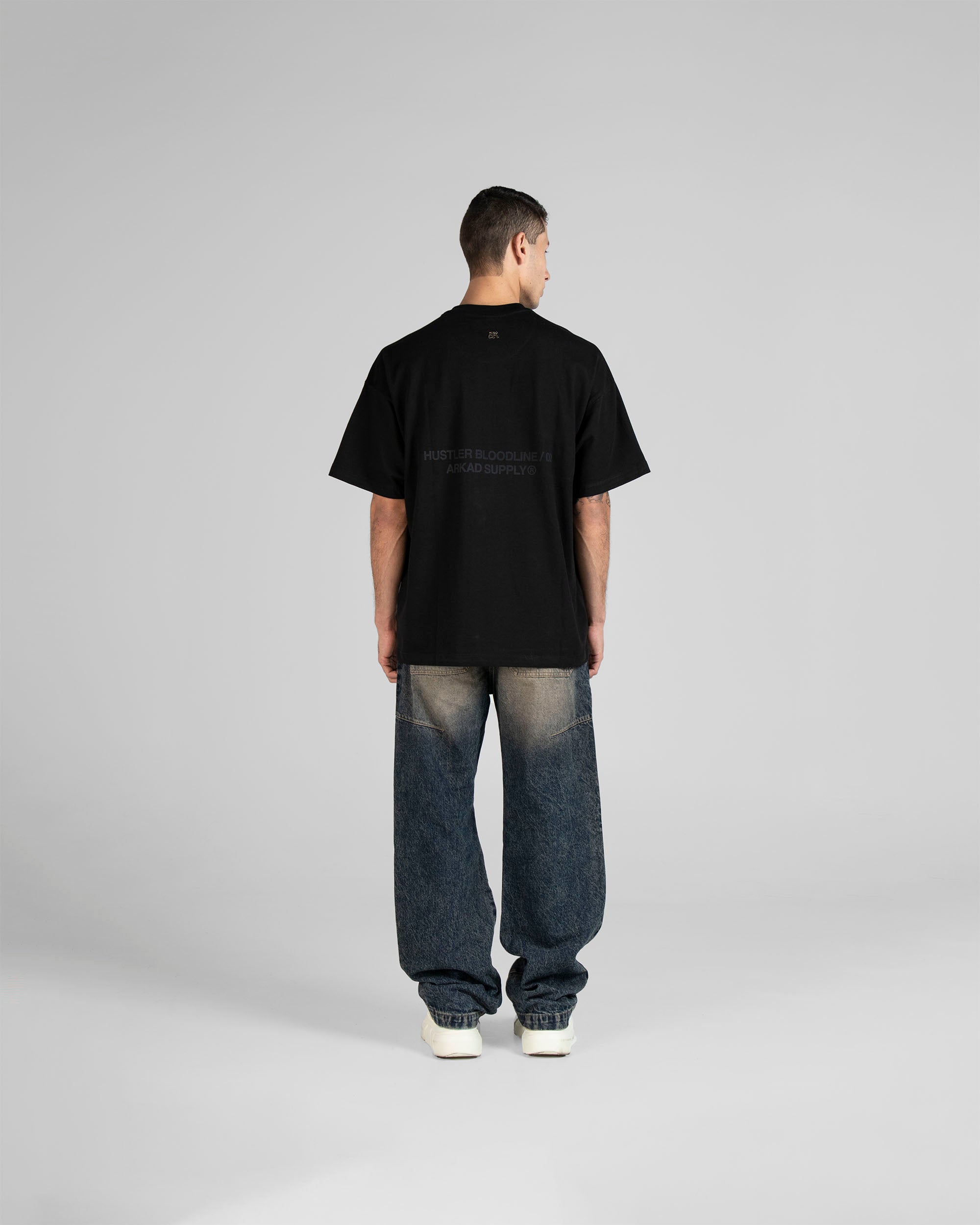 Tshirt Oversize Negra Sol