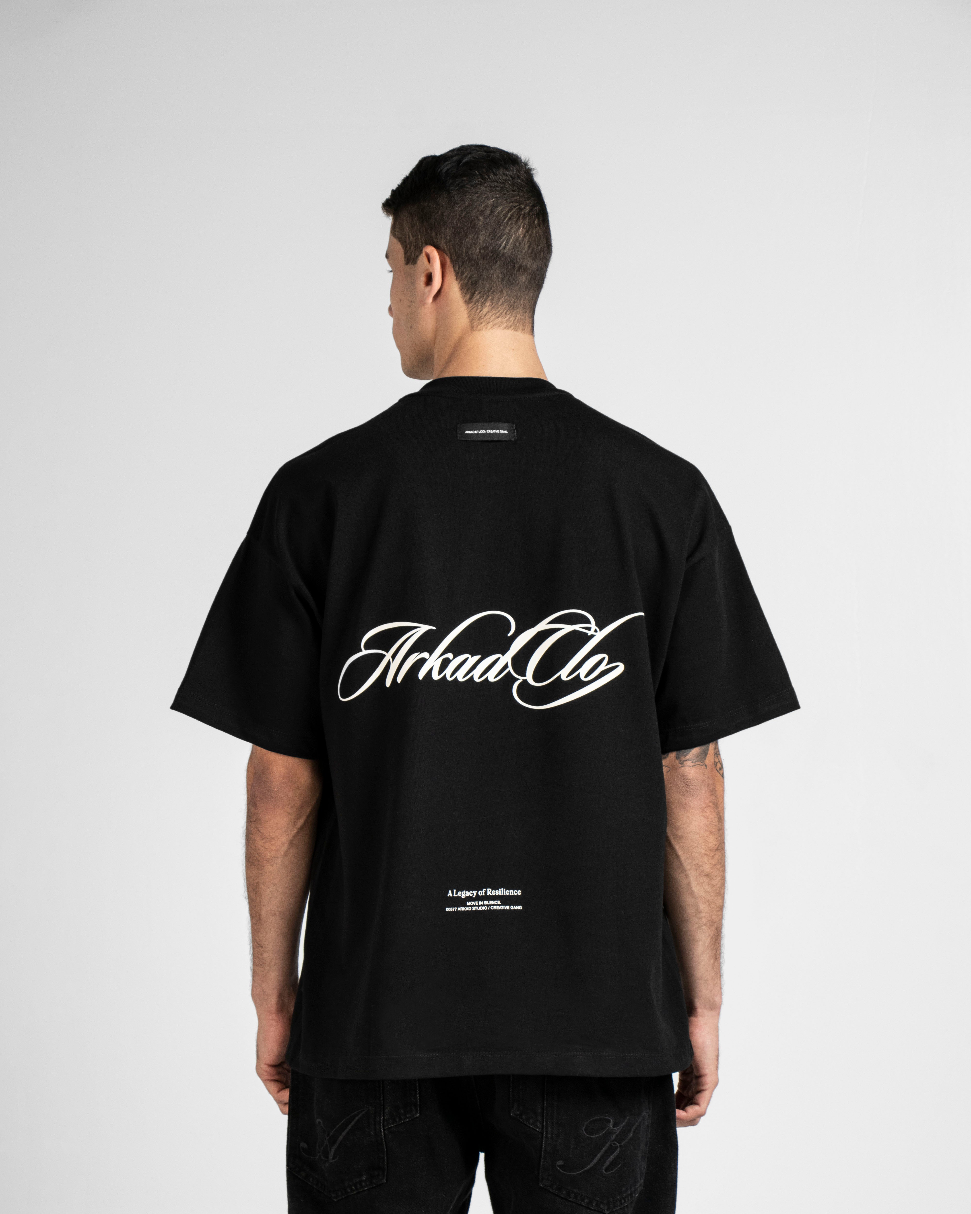 Tshirt Oversize Negra Angel