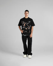 Tshirt Oversize Negra Angel