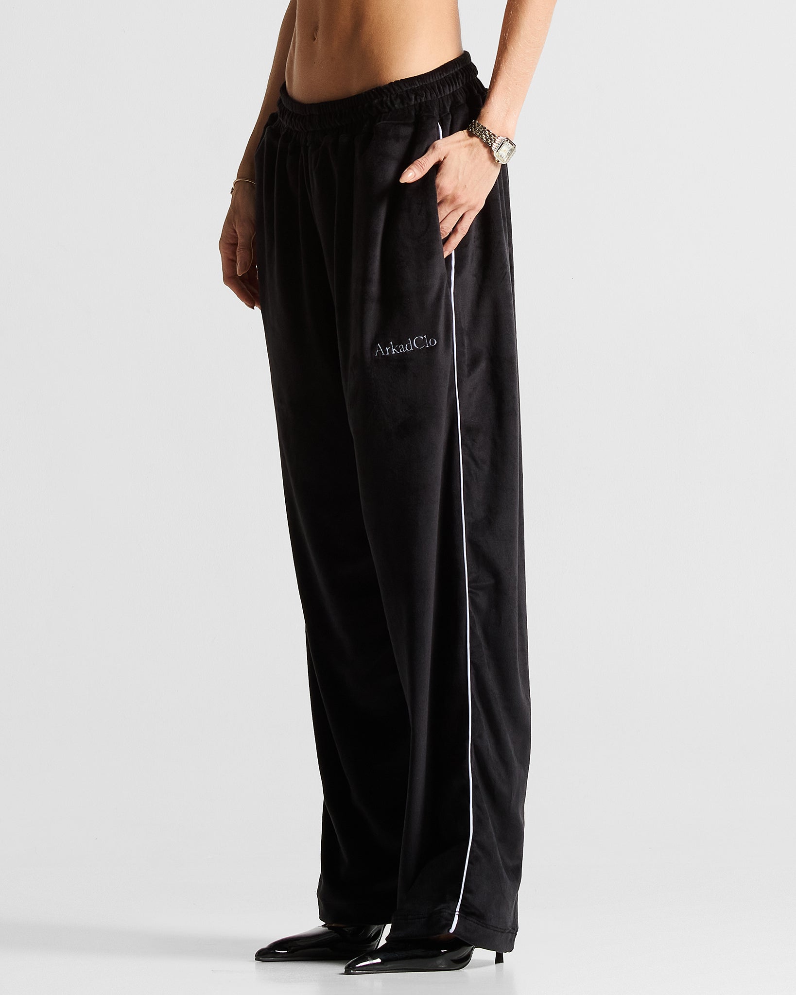 Velvet Sweatpant Negra - Unisex