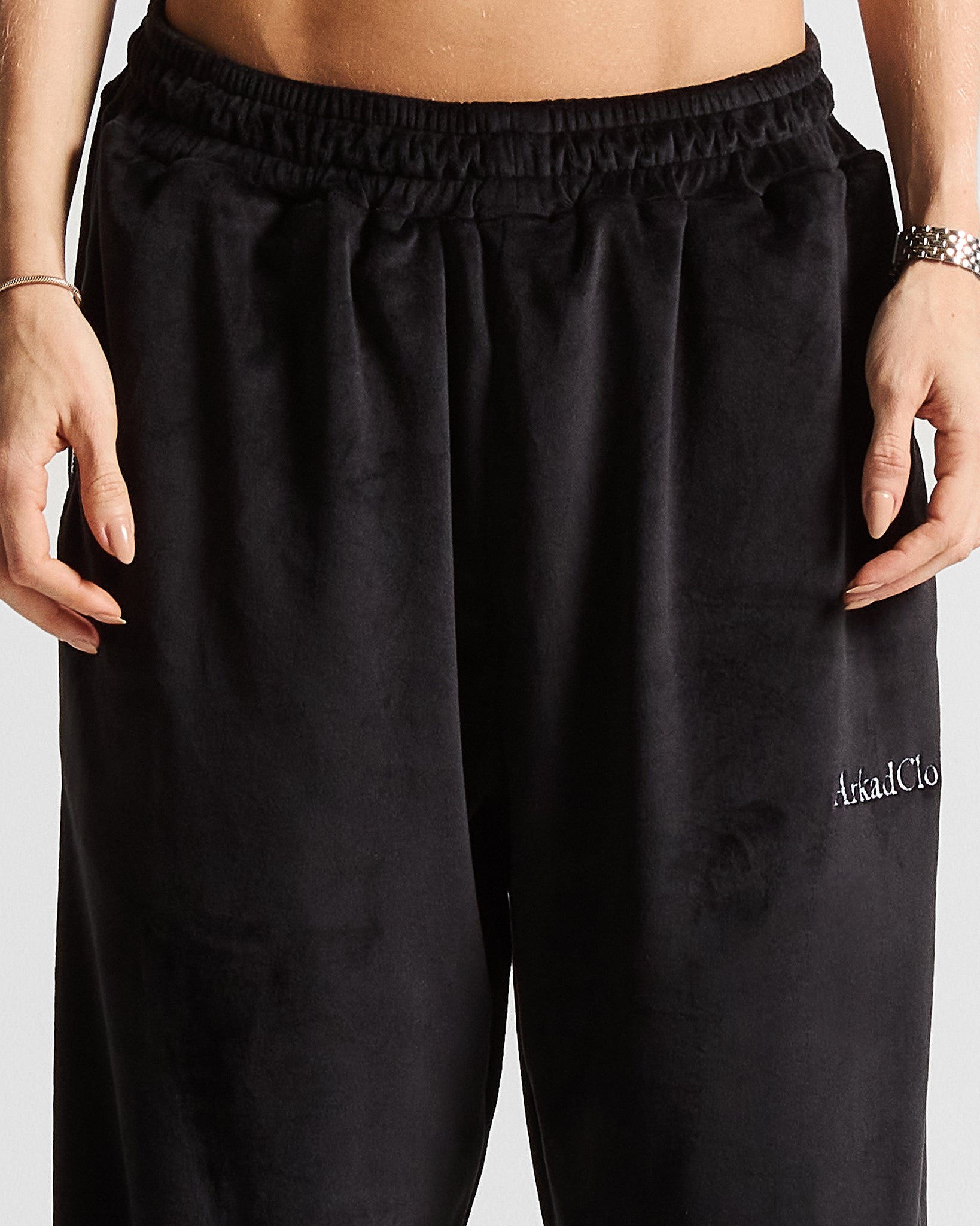 Velvet Sweatpant Negra - Unisex
