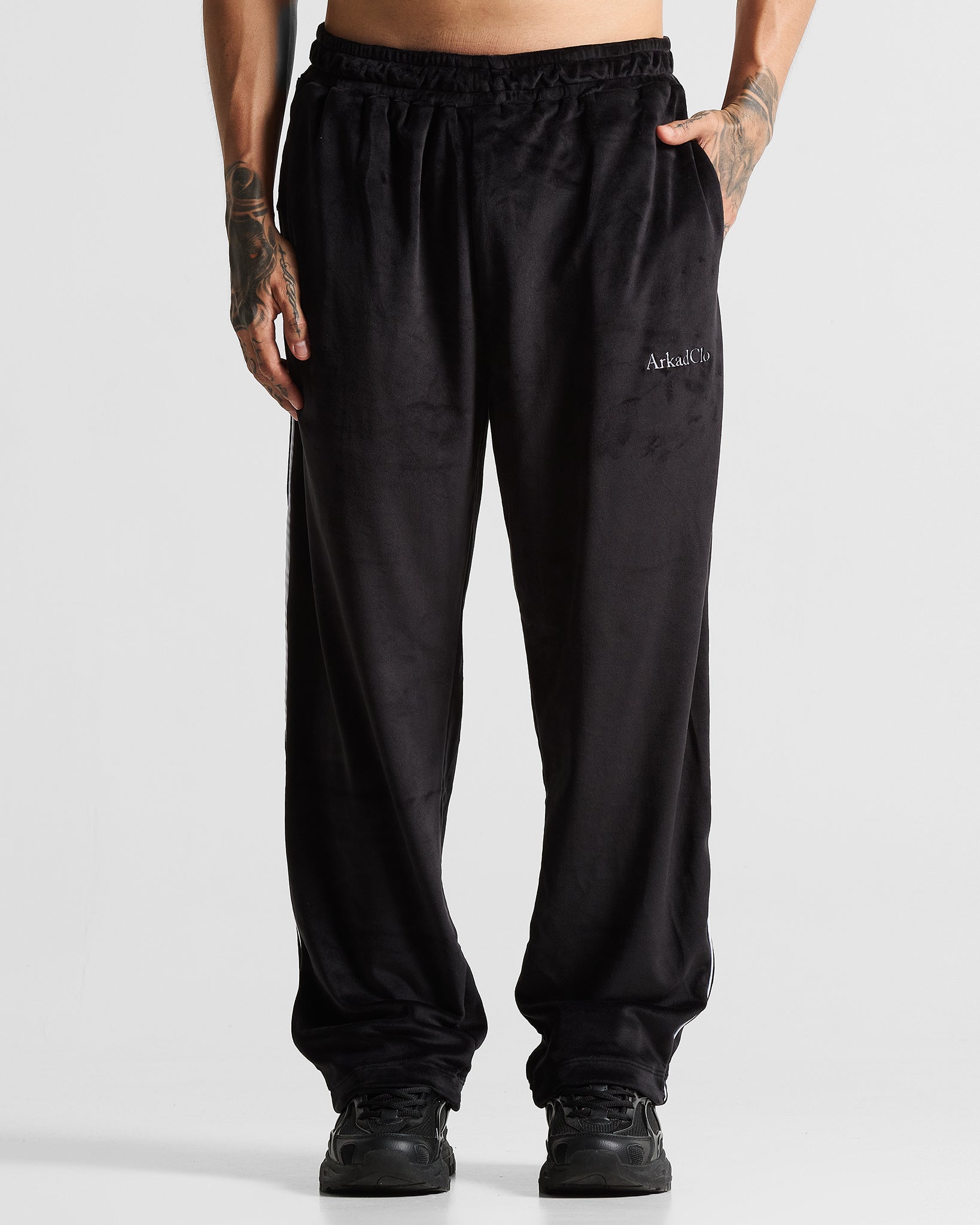 Velvet Sweatpant Negra