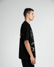 Tshirt Oversize Negra Angel