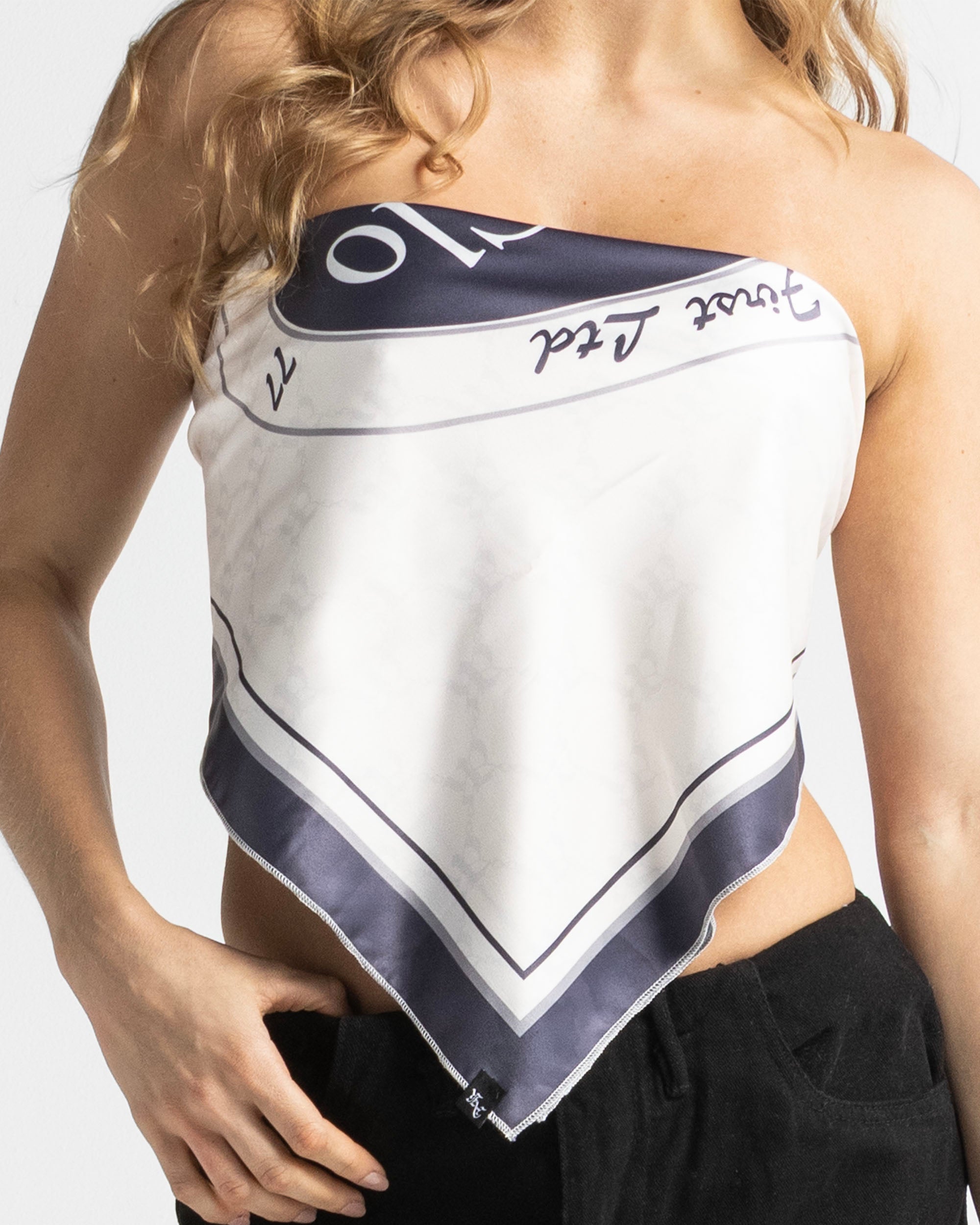 Bandana Beige Azul