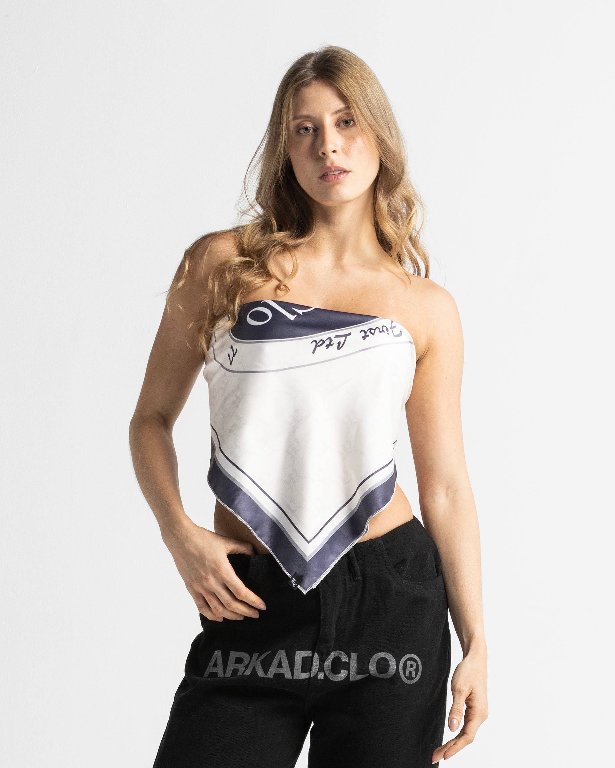 Bandana Beige Azul