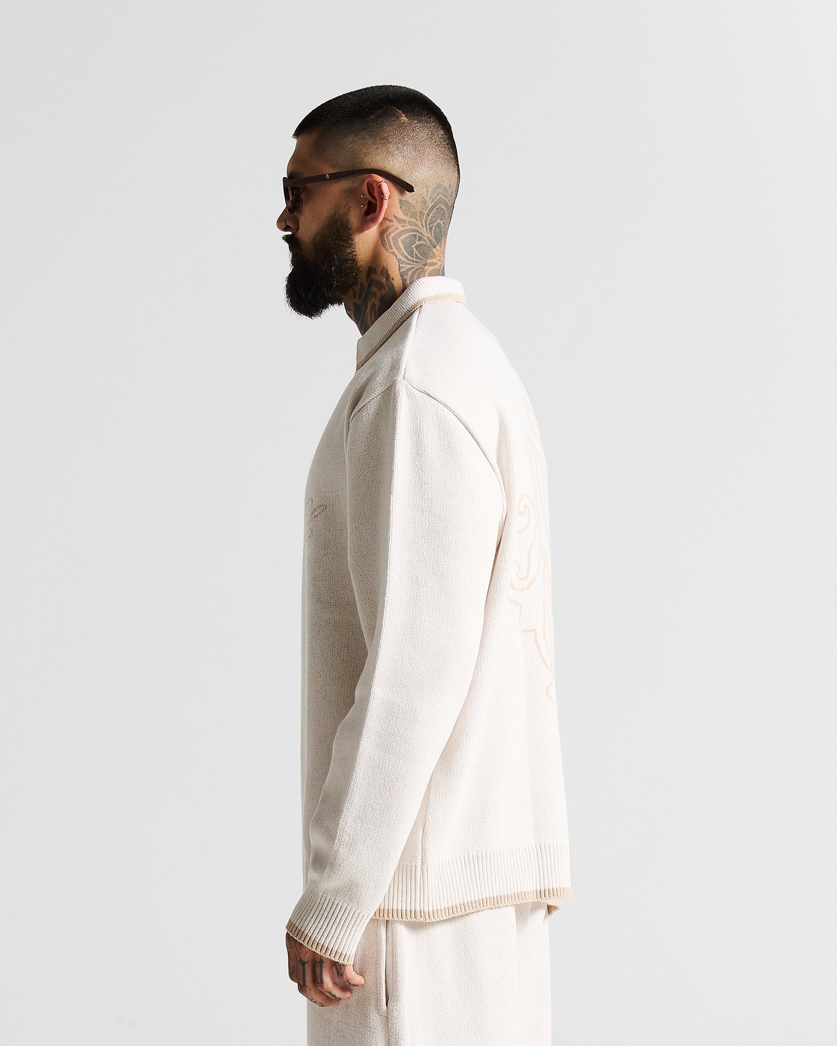 Knit Swearter Hustler Crema