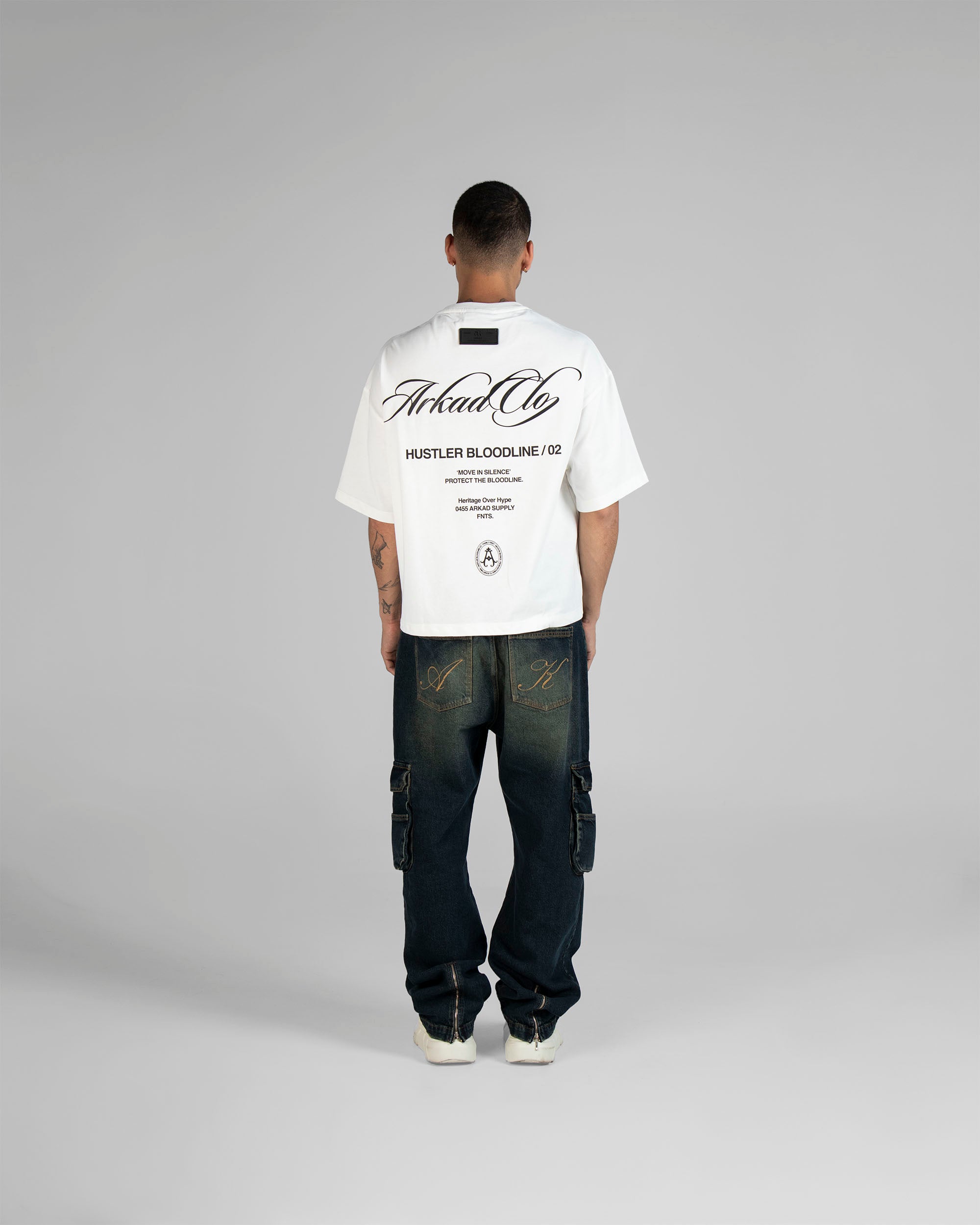 Tshirt Boxy Fit Crema Hustler