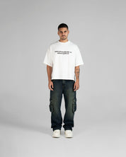 Tshirt Boxy Fit Crema Hustler