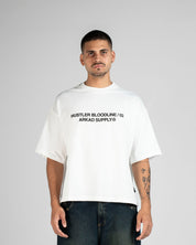 Tshirt Boxy Fit Crema Hustler