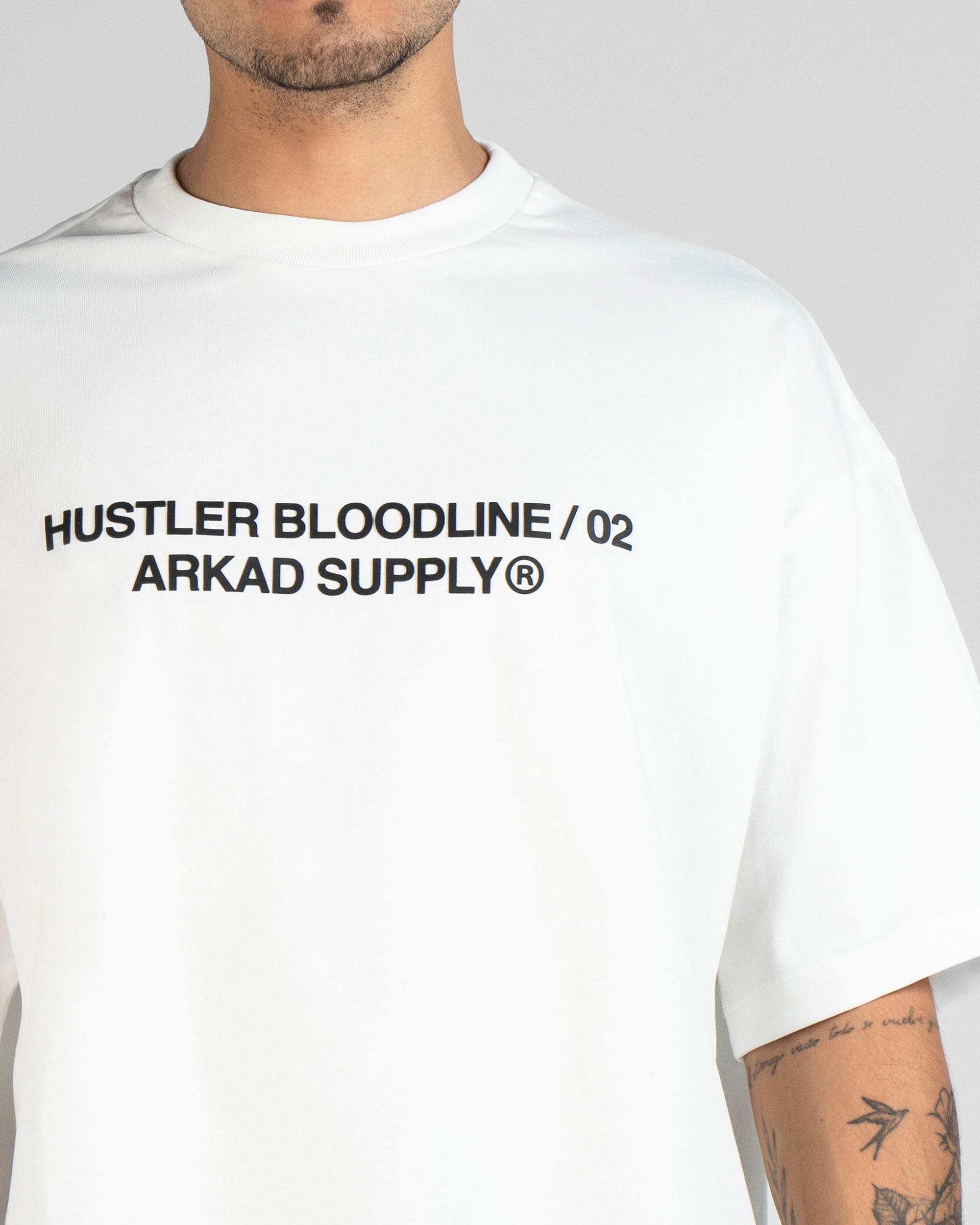 Tshirt Boxy Fit Crema Hustler