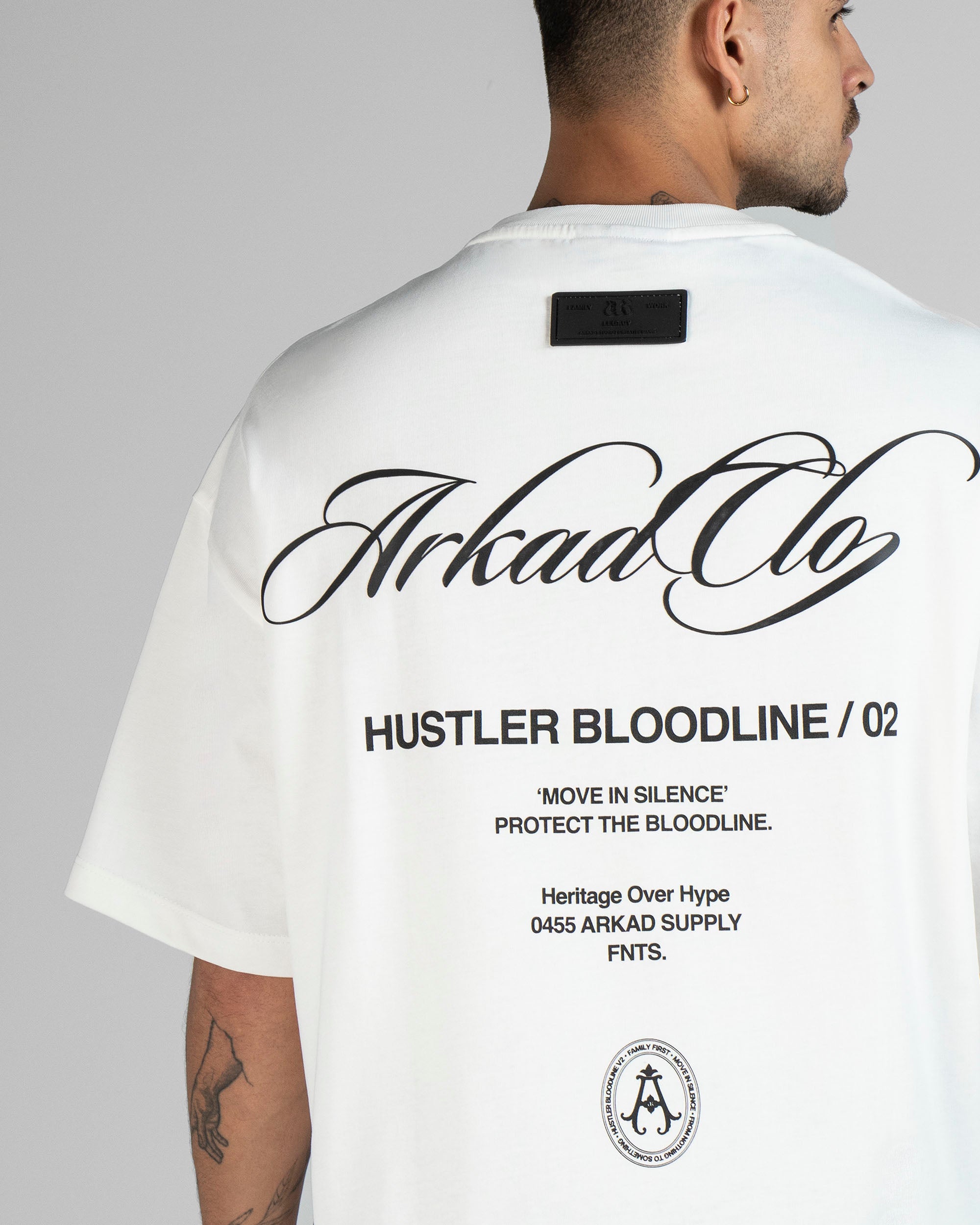 Tshirt Boxy Fit Crema Hustler
