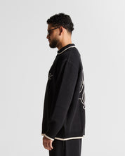 Knit Swearter Hustler Negro