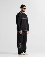 Knit Swearter Hustler Negro