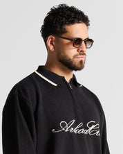 Knit Swearter Hustler Negro