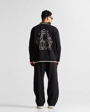 Knit Swearter Hustler Negro