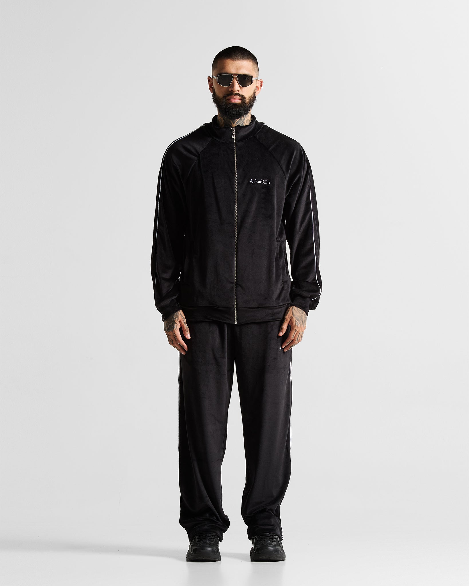 Velvet Sweatpant Negra