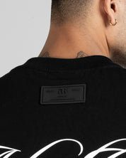 Tshirt Boxy Fit Negra Hustler