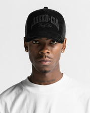 Gorra Corduroy Negra Con Negro FF