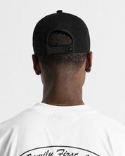 Gorra Corduroy Negra Con Negro FF