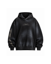 Washed Hoodie Negro Angel Arkad Clo