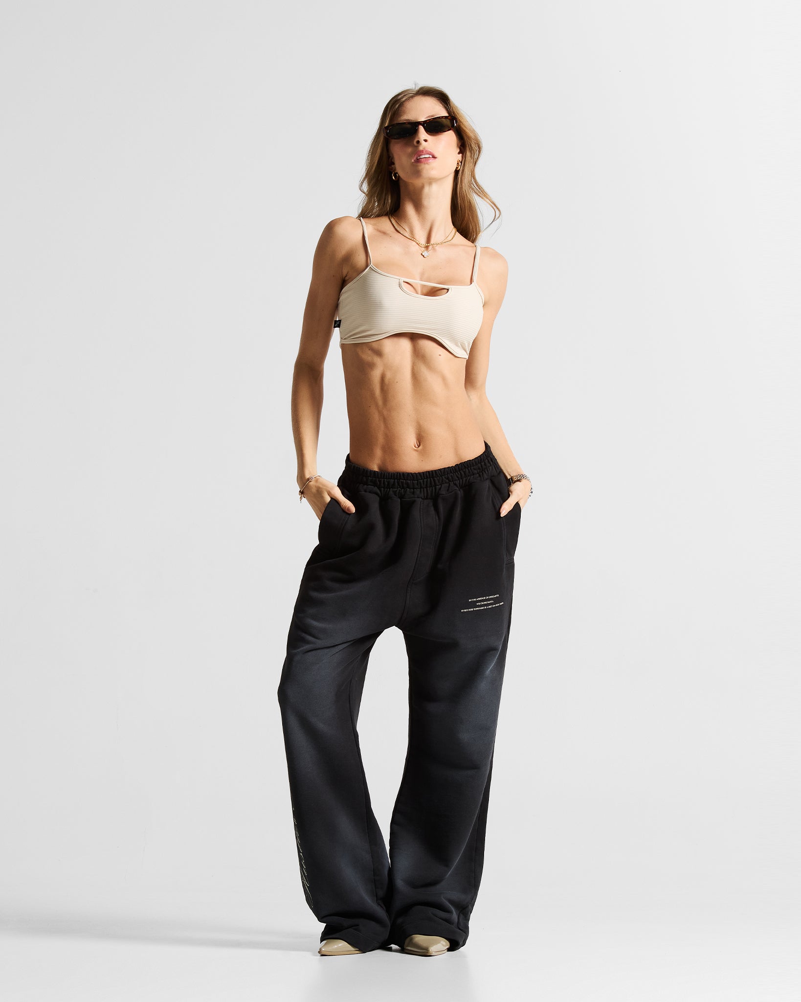 Washed Black Sweatpant Hustler