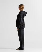 Washed Hoodie Negro Angel Arkad Clo - Unisex