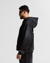 Washed Hoodie Negro Angel Arkad Clo