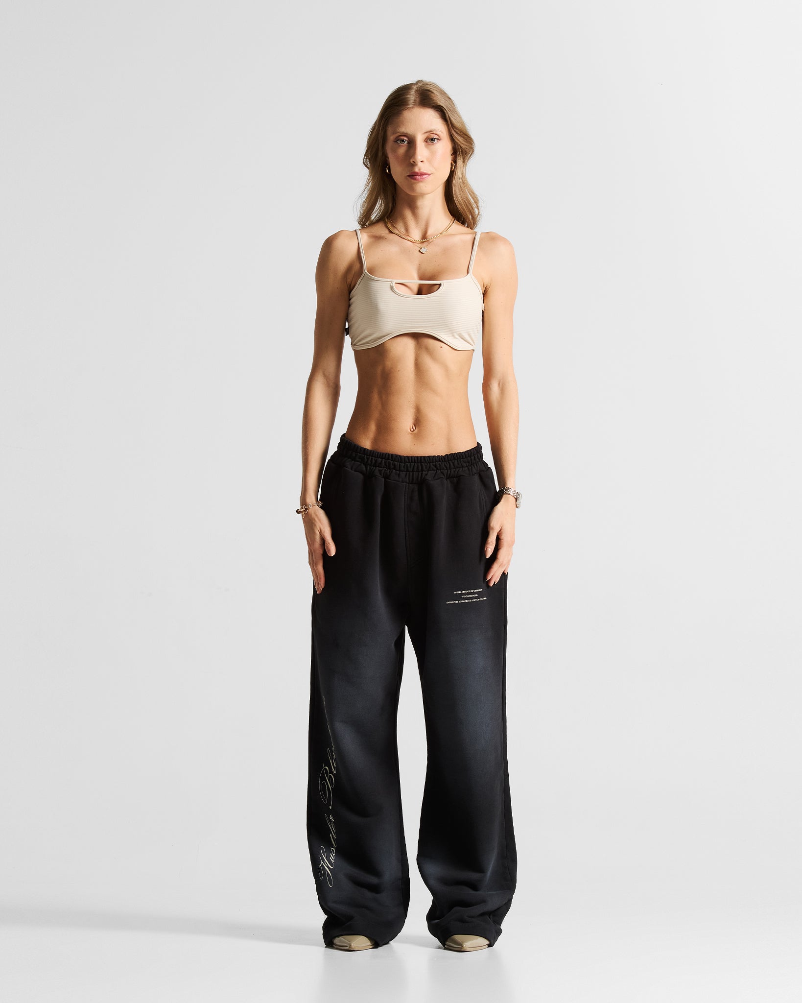 Washed Black Sweatpant Hustler