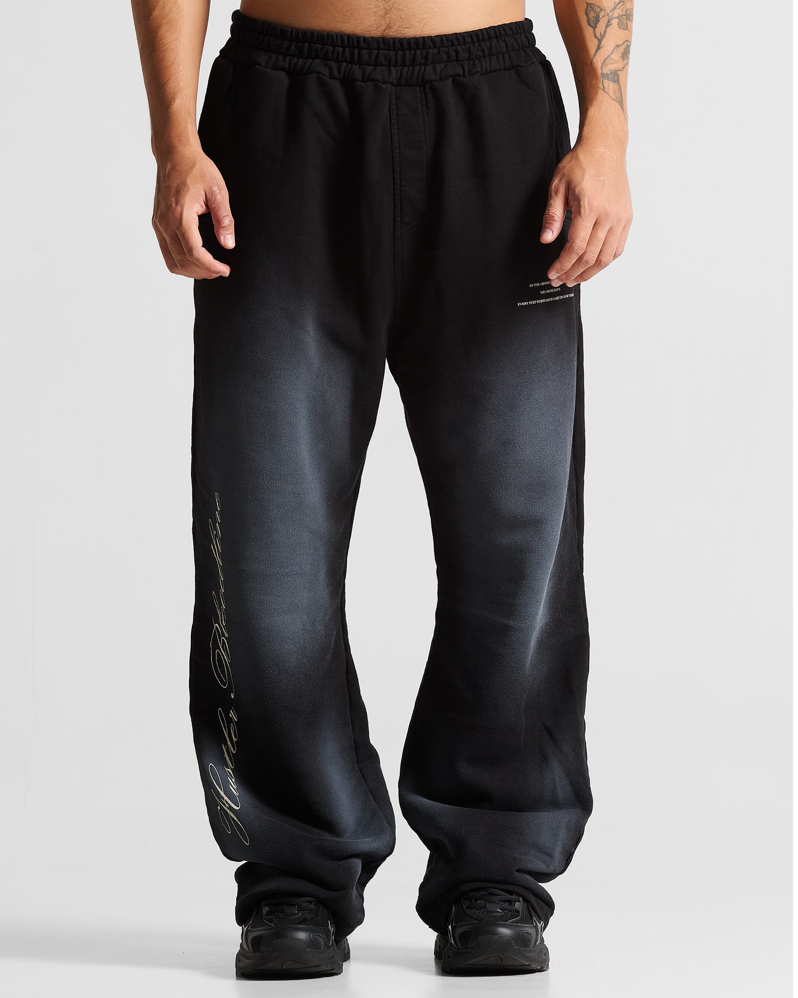 Washed Black Sweatpant Hustler