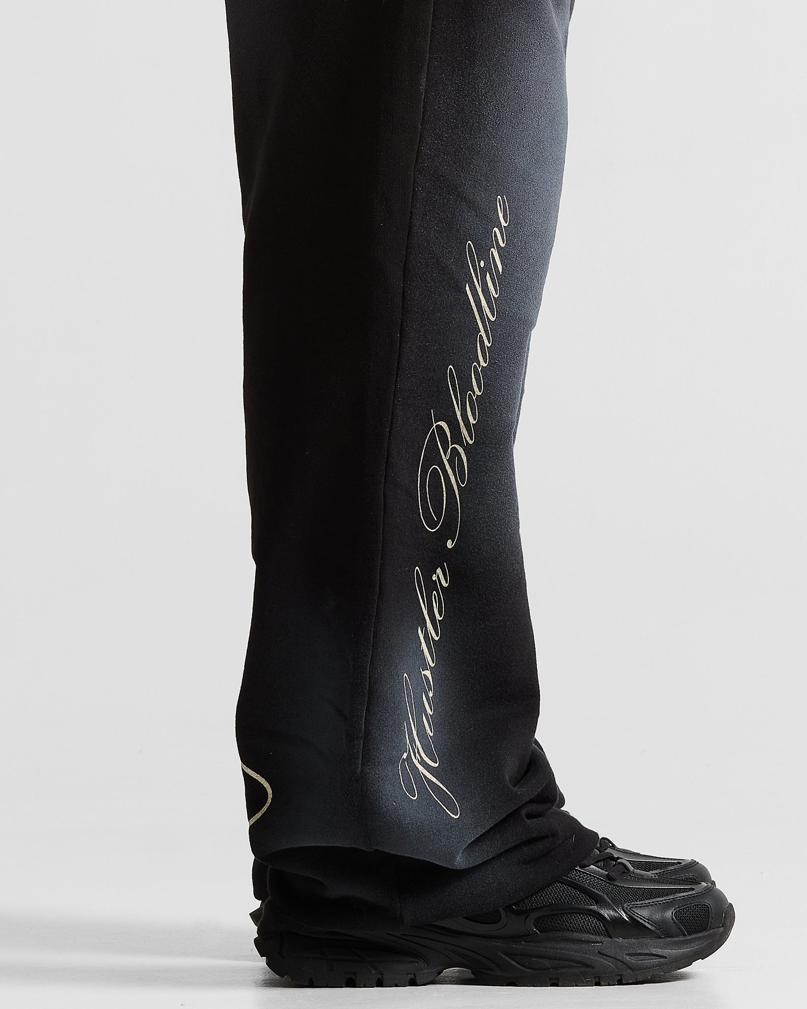 Washed Black Sweatpant Hustler