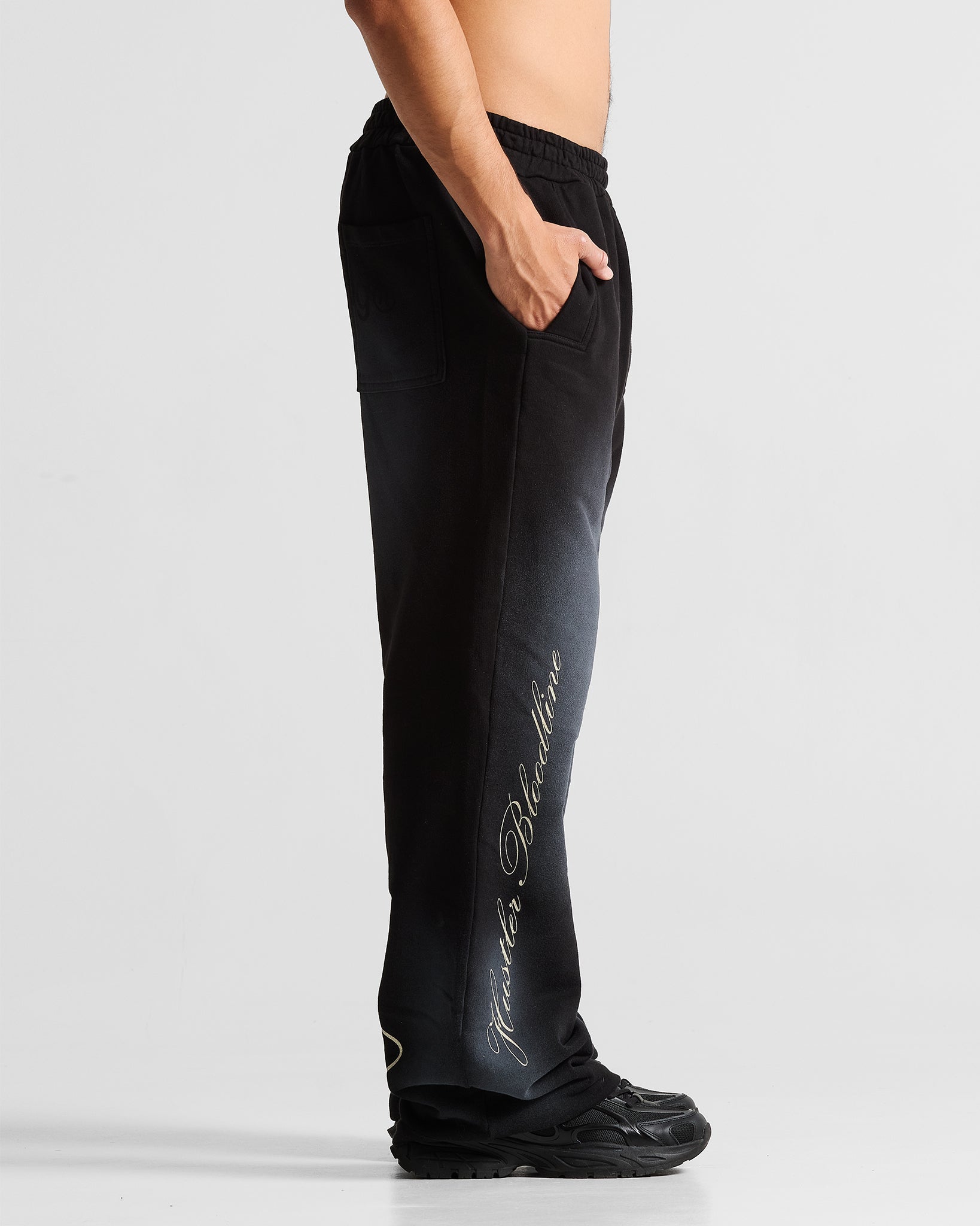Washed Black Sweatpant Hustler