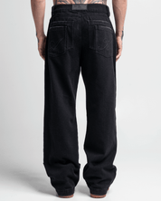 Denim Pant Destroyed Negro