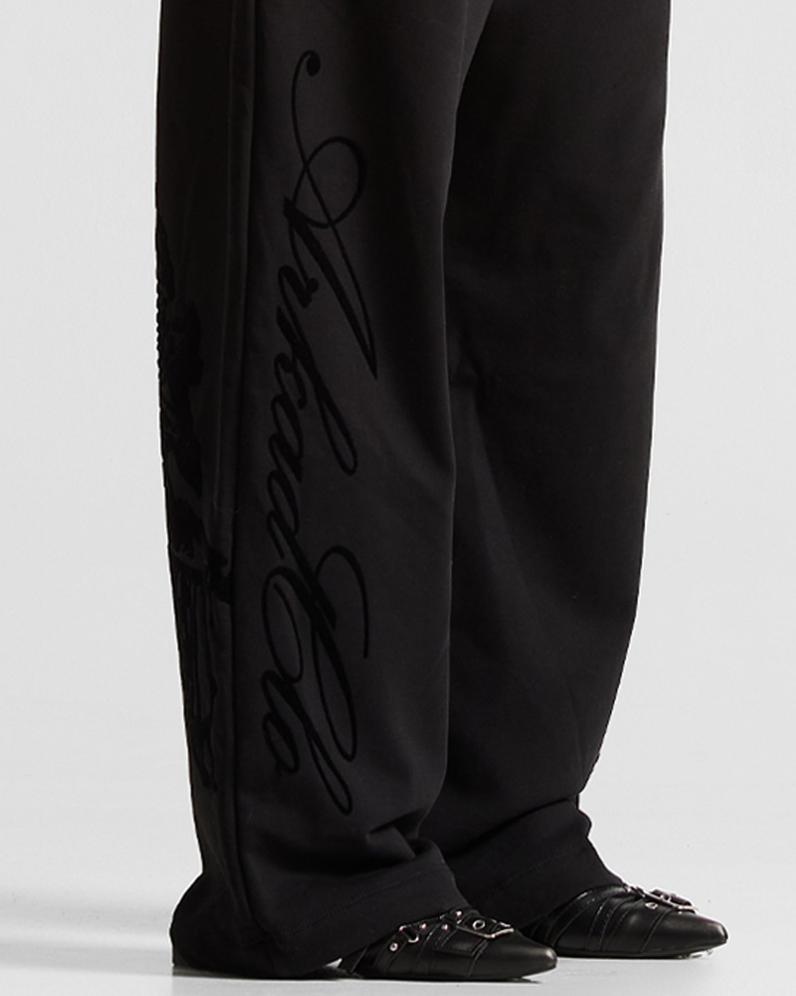 Black Sweatpant Hustler Angeles Velvet - Unisex