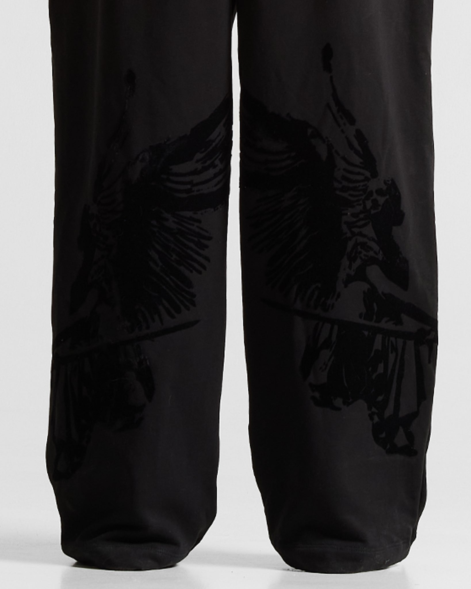 Black Sweatpant Hustler Angeles Velvet - Unisex